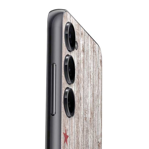 California Flag Dark Wood Galaxy A14 5G Skin